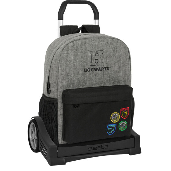 Школьный рюкзак с колесиками Harry Potter House of champions Чёрный Серый 32 x 43 x 14 cm