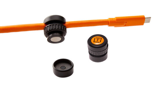 Tether Tools TetherGuard Cable Support 2er Pack - Cable holder - Universal - Black - Orange