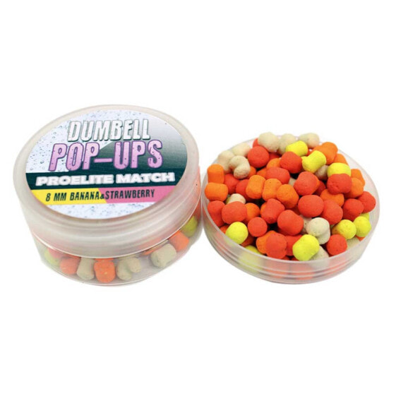 PRO ELITE BAITS Hook Dumbell Feeder Banana&Strawberry 50ml Pop Ups