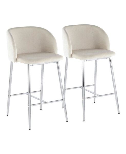 Fran Contemporary Counter Stool, Set of 2