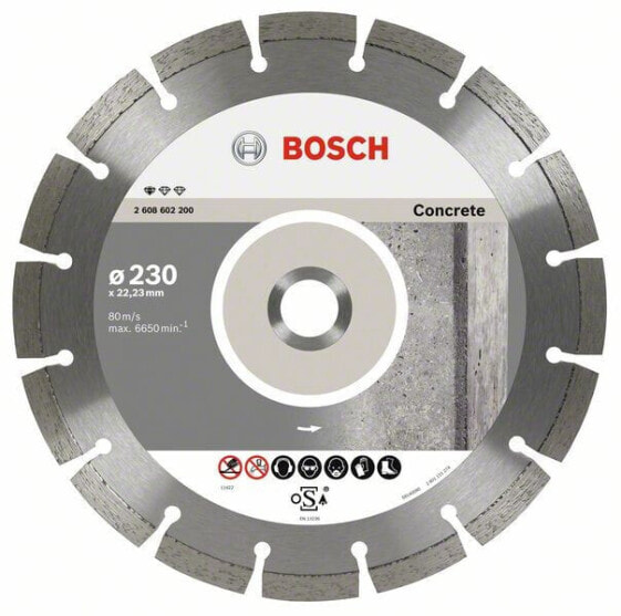 Bosch Diamanttrennscheibe Standard for Concrete 230 x 22,23 x 2,3 x 10 mm