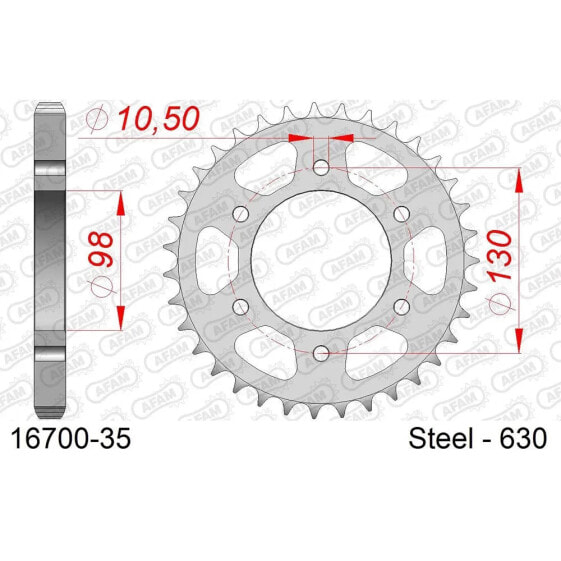 AFAM 16700 Rear Sprocket