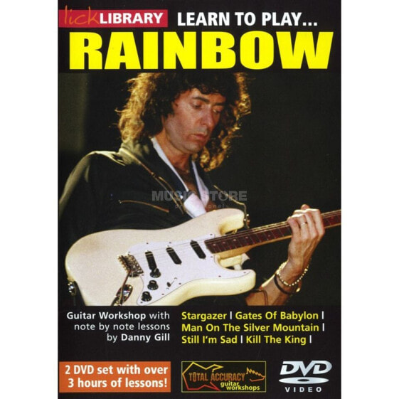 Roadrock International Lick Library: Learn To Play Rainbow DVD