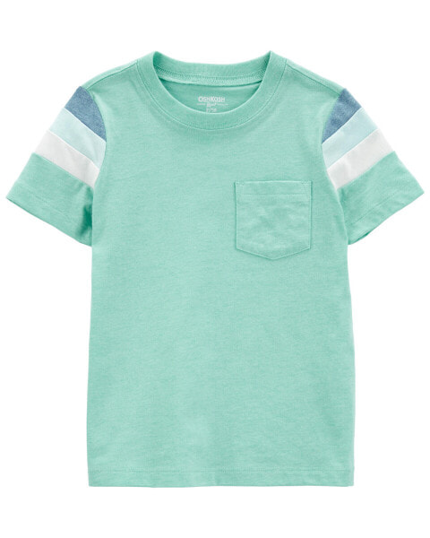 Toddler Striped Pocket Tee 2T