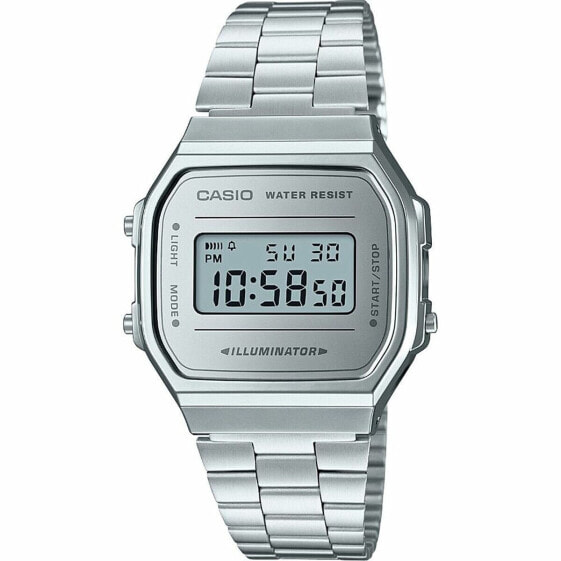 Мужские часы Casio A168WEM-7EF Серый Серебристый