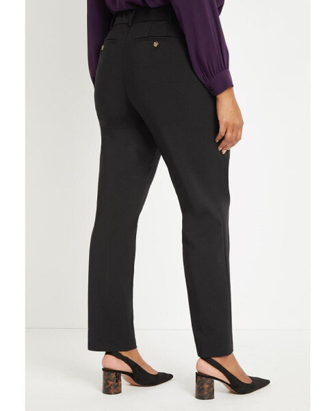 Plus Size Kady Fit Double-Weave Pant