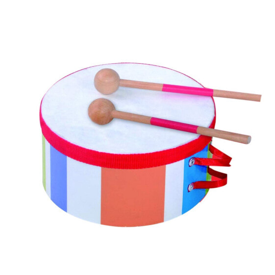 Музыкальная игрушка барабан REIG Ø 15 см деревянный пластик 15,25 см