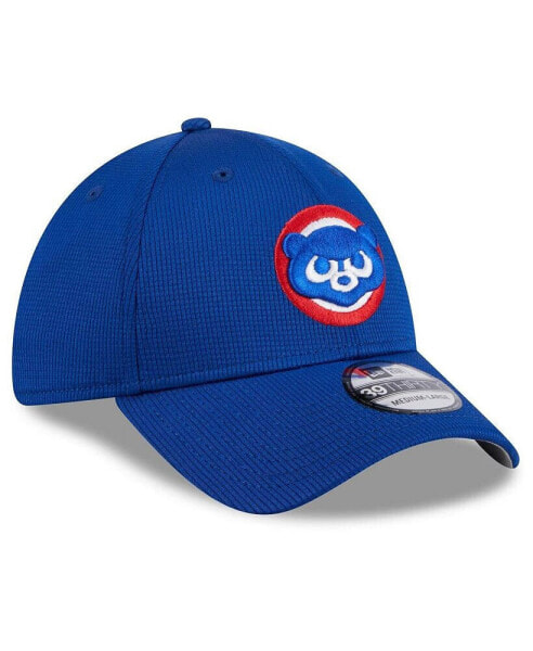 Men's Royal Chicago Cubs 2024 Batting Practice 39THIRTY Flex Hat