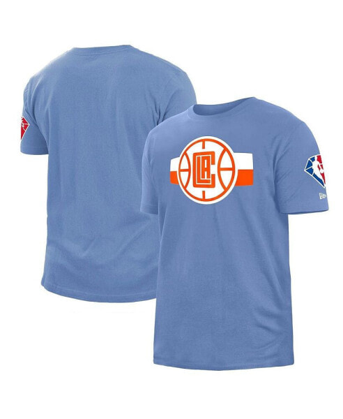 Men's Blue LA Clippers 2021/22 City Edition Brushed Jersey T-shirt