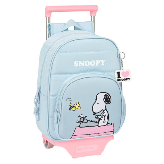 Школьный рюкзак с колесиками Snoopy Imagine Синий 26 x 34 x 11 cm