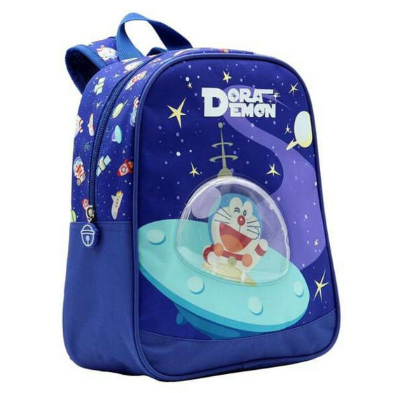 Child bag Doraemon 28 x 24 x 11 cm Dark blue (28 x 24 x 11 cm)