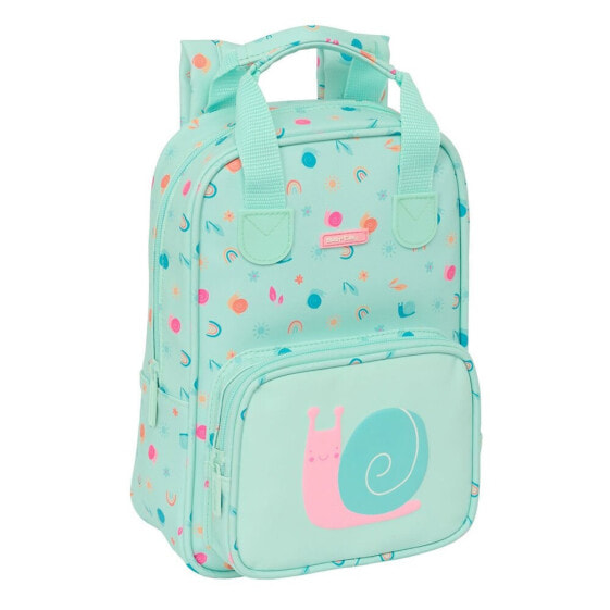 SAFTA With Handles Preschool Snail Backpack