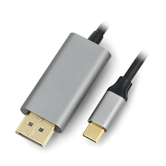 Кабель USB type C - DisplayPort 1.8м Akyga AK-AV-16