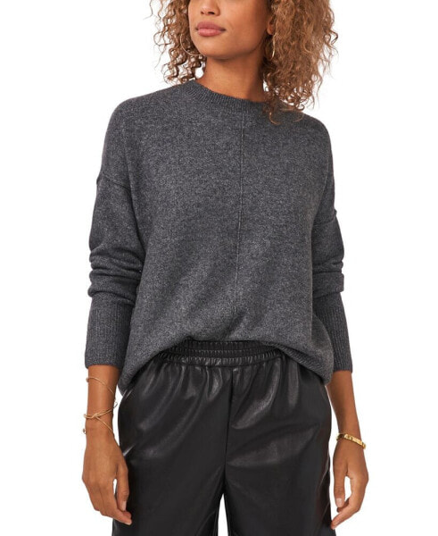 Cozy Long Sleeve Extend Shoulder Sweater