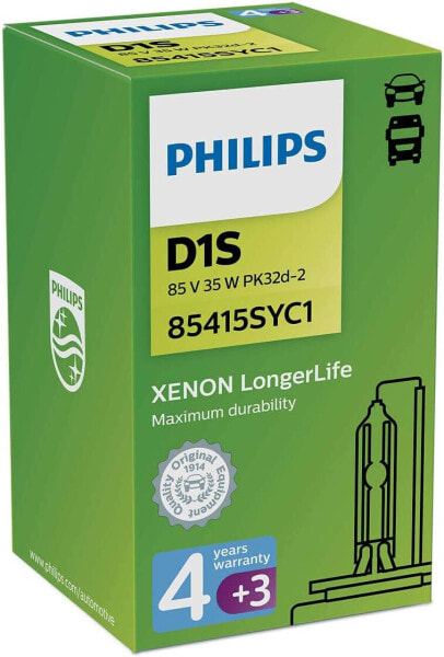 Philips D1S 35W PK32d-2 Xenon LongerLife 4300K Scheinwerfer NEU 1er 85415SYC1