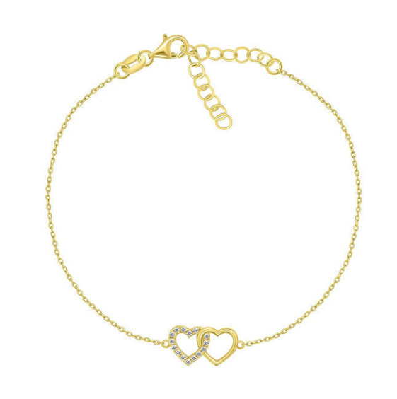 Браслет Brilio Silver Hearts Linked BRC115Y