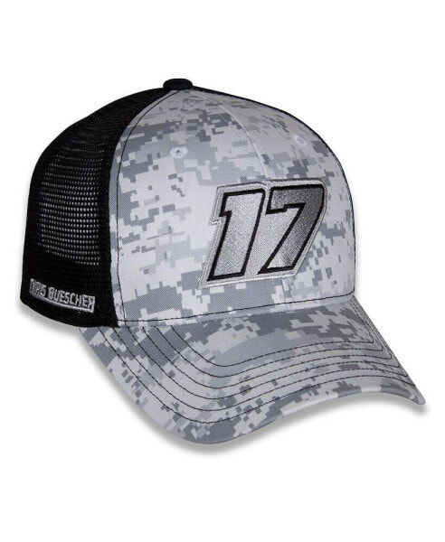 Checker Flag Sports Men's Camo Brad Keselowski Digital Adjustable Hat