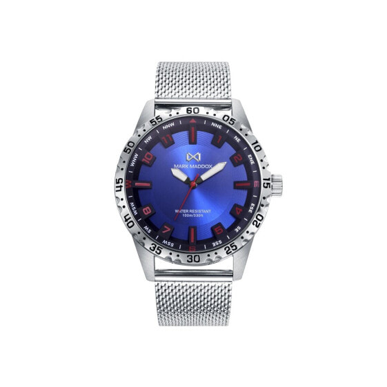 Мужские часы Mark Maddox HM0133-34 Серебристый (Ø 44 mm)