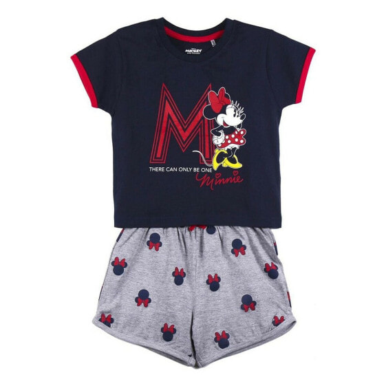 Summer Pyjama Minnie Mouse Dark blue Grey