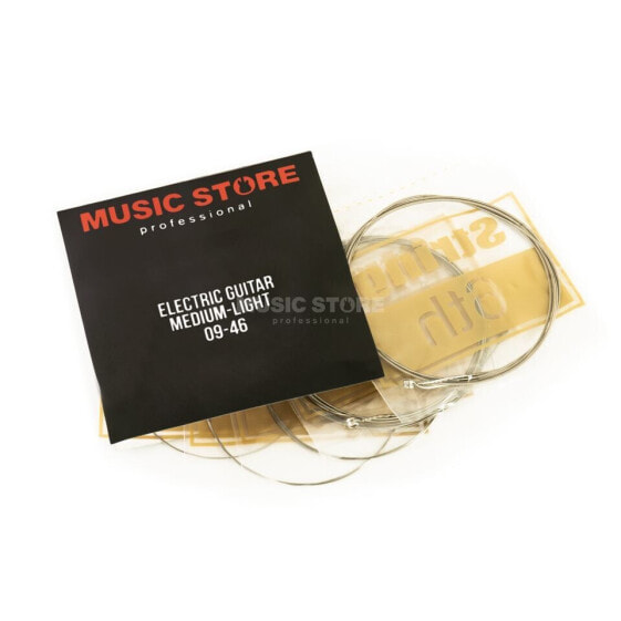 MUSIC STORE Electric Guitar Strings Medium-Light 09-46