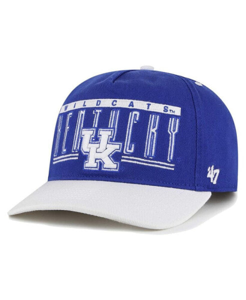 Men's Royal Kentucky Wildcats Double Header Hitch Adjustable Hat