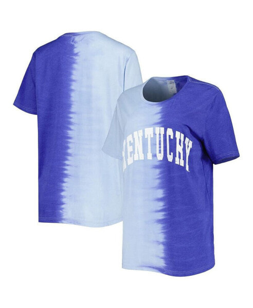 Women's Royal Kentucky Wildcats Find Your Groove Split-Dye T-shirt