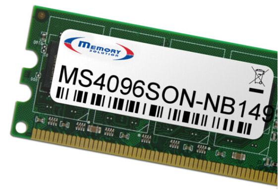 Memorysolution Memory Solution MS4096SON-NB149 - 4 GB