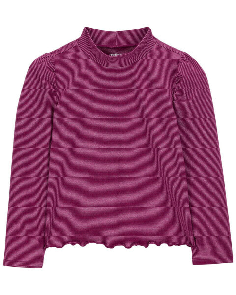 Kid Lettuce-Hem Mock-Neck Top 14