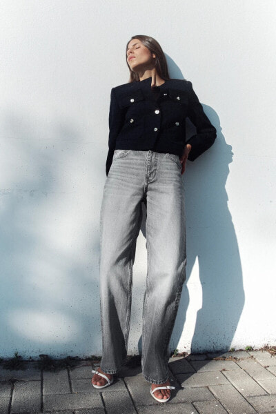 Z1975 STRAIGHT-FIT HIGH-WAIST LONG LENGTH JEANS