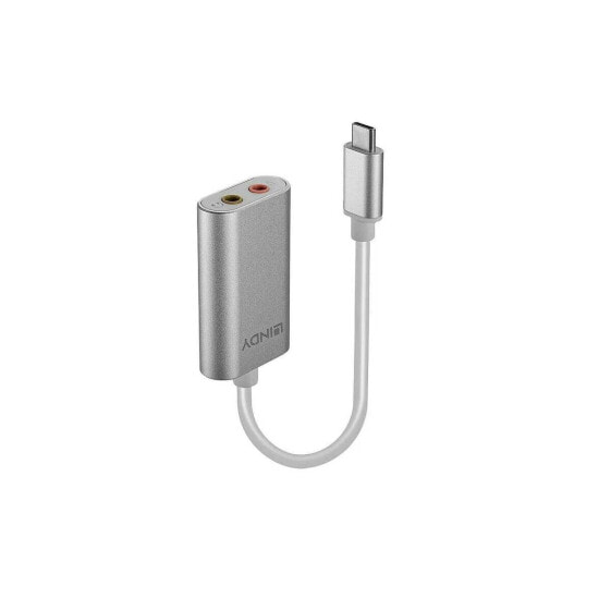 Адаптер USB-C—Jack 3.5 мм LINDY 42711