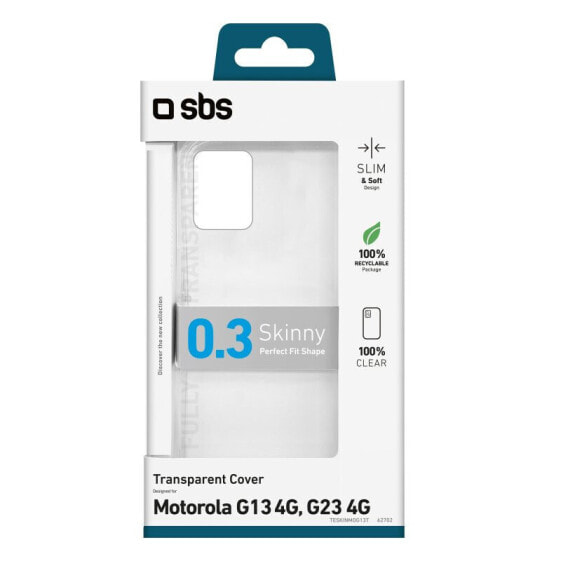 SBS Skinny Cover für Motorola G13 4G/G23 4G transparent