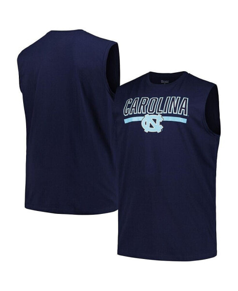 Men's Navy North Carolina Tar Heels Big Tall Tank Top