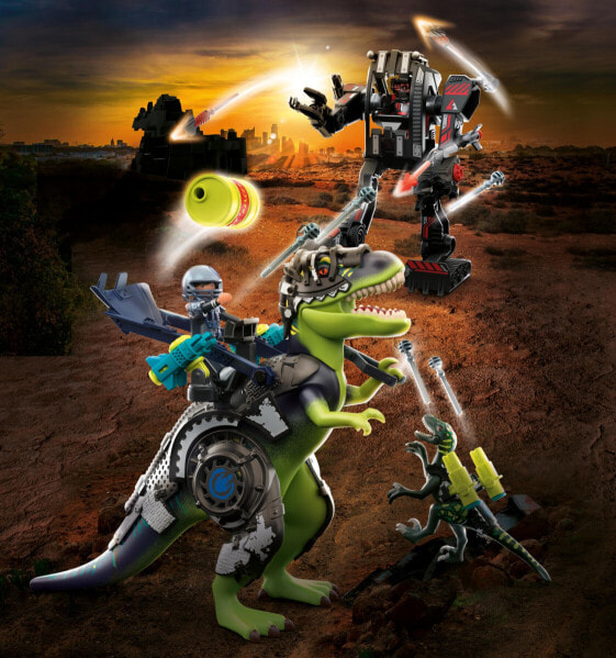 PLAYMOBIL Dino Rise T-Rex la battaglia dei giganti 70624