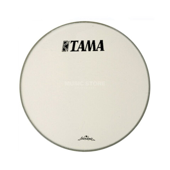 Tama Bass Drum Front Head CT18BMOT, 18", white, Starclassic logo