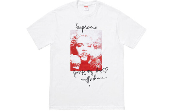 Supreme FW18 Madonna Tee White T SUP-FW18-001