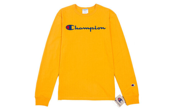 Футболка Champion LogoT женская, модель T3822-549465 ГОЛД, золотистого цвета