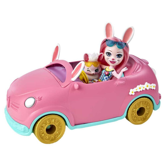 ENCHANTIMALS Bunnymobile Car 10.2´´ 10 Piece Set With Doll Bunny Figure And Accessories