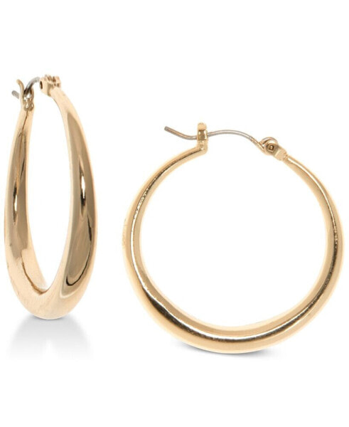 Small Graduated Hoop Earrings 1-1/8"