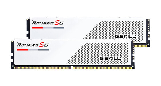 G.Skill Ripjaws S5 / F5-5600J3036D16GX2-RS5W - 32 GB - 2 x 16 GB - DDR5 - 5600 MHz - 288-pin DIMM - White