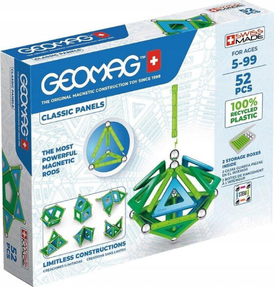 Игрушка Geomag Classic Panels Recycled 52 el. (Детям)