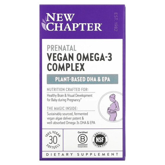 Prenatal Vegan Omega-3 Complex, 30 Vegan Softgels