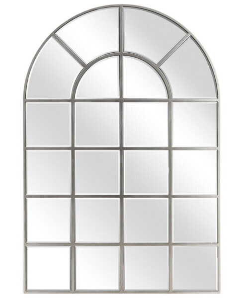 Solid Wood Base Covered with Beveled Arch Window Mirror - 30" x 40"