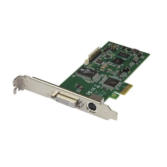 StarTech.com PCIe HDMI Video Capture Card - HDMI - VGA - DVI - or Component Video at 1080p60 - Green - PCIe - 1920 x 1080 pixels - CE - FCC - REACH - TAA - NTSC - PAL 60 - PAL M - 480i - 480p - 576i - 576p - 720p - 1080i - 1080p
