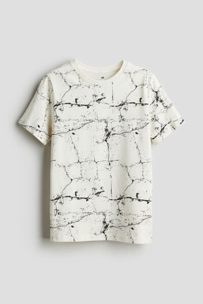 Printed cotton T-shirt