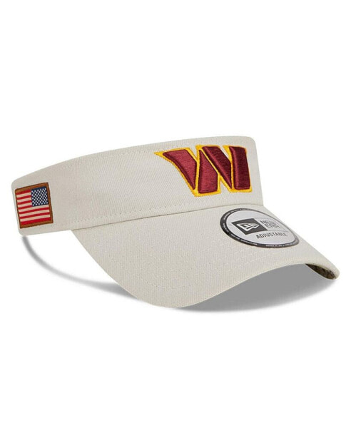 Men's Stone Washington Commanders 2023 Salute To Service Visor