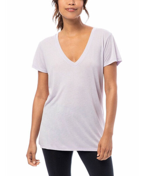 Alternative Apparel Slinky Jersey Women's V-Neck T-Shirt