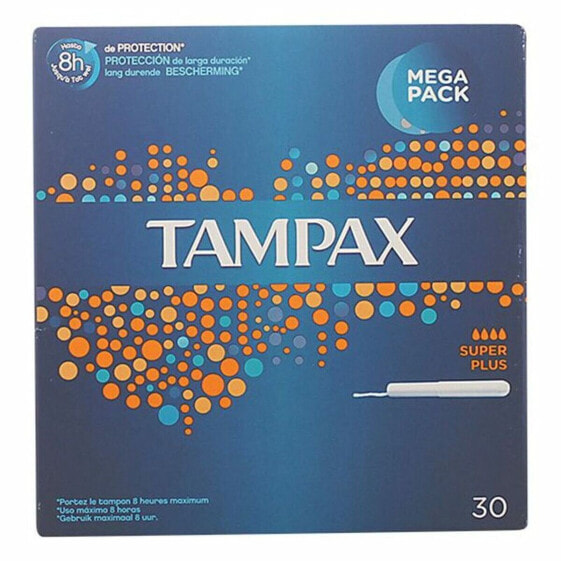 Super Plus Tampon Tampax Tampax Plus 30 Units