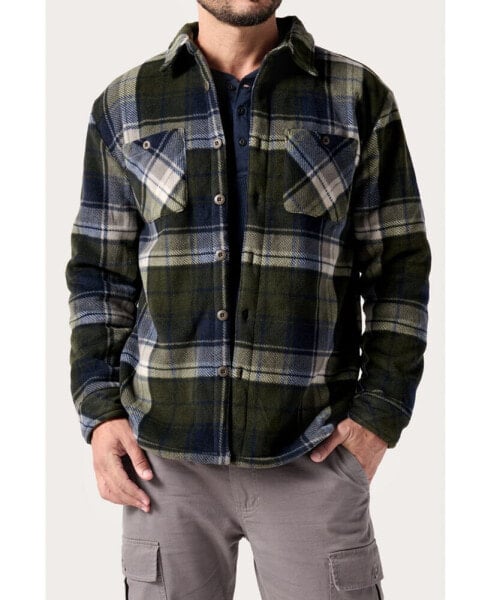 Navigator Sherpa Lined Micro Fleece Shirt Jacket
