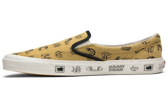 Кроссовки Brain Dead x Vans UA Classic Slip-On Lx VN0A38FJN8B