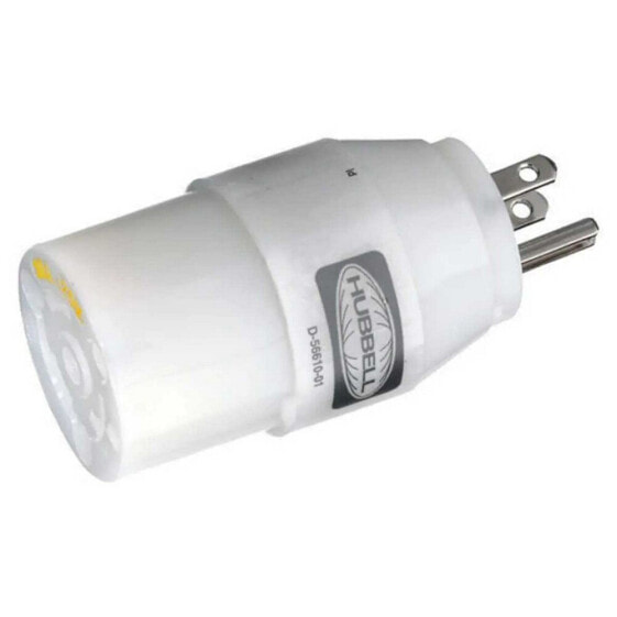 HUBBELL Straight Adapter Female 30A 125V To Male 15A